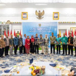 Silaturahmi dan ramah tamah bersama Rektor Badan Kerja Sama Perguruan Tinggi Negeri Wilayah Barat. Foto : Ist