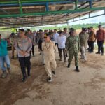 Gubernur Kalteng Agustiar Sabran mengikuti kegiatan Tanam Jagung Serentak Kuartal I Tahun 2026 di area PT Menteng Kencana Mas di Desa Tahai Baru, Kecamatan Maliku, Kabupaten Pulpis, Sabtu (7/3/2026). Foto : Ist