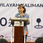 Pj Sekda Provinsi Kalteng Linae Victoria Aden saat menyampaikan sambutannya. (foto : Ist)