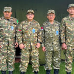 Wakil Ketua DPRD Kalimantan Tengah, M. Ansyari (paling Kanan) saat mengikuti retret di Akmil Magelang. (foto : Ist)