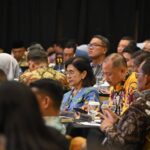 Pj. Sekda Provinsi Kalteng Linae Victoria Aden saat menghadiri Forum Orkestrasi Pembangunan Negeri.