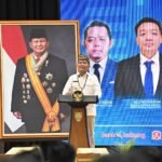 Gubernur Kalimantan Tengah Agustiar Sabran saat menyampaikan sambutan pada Forum Bisnis Daerah BPD HIPMI Kalimantan Tengah Tahun 2026. (foto : Ist)
