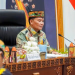 Gubernur Kalimantan Tengah Agustiar Sabran saat menghadiri Pelantikan Pengurus Provinsi PERGATSI Kalimantan Tengah Masa Bakti 2026–2030.