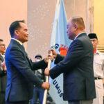 Gubernur Kalteng Agustiar Sabran dikukuhkan dan dilantik sebagai Ketua Umum PB Percasi Masa Bakti 2026-2030. (Foto : Ist)