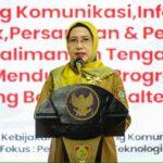 Asisten Administrasi Umum Sunarti saat menyampaikan sambutannya. (foto : Ist)